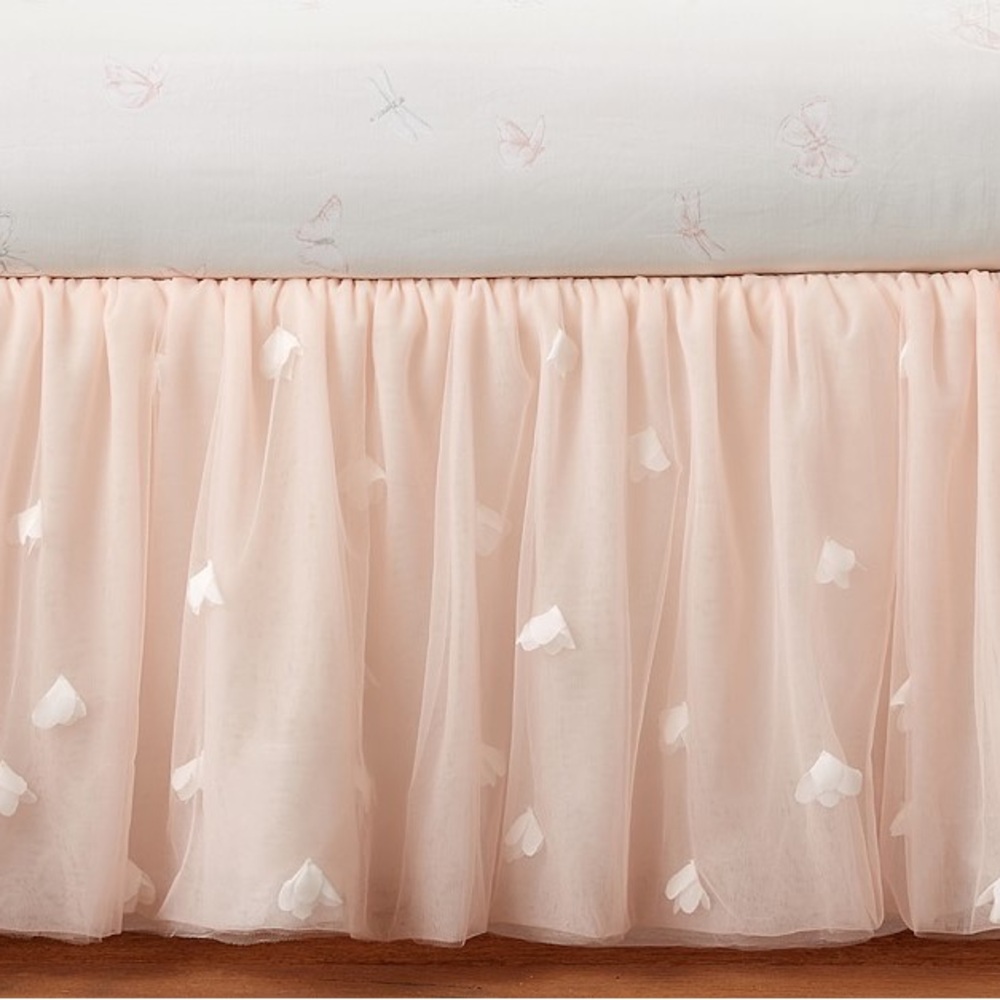 Pre-owned Monique Lhuillier Ethereal Tulle Crib Skirt